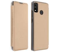 Honor 9X Lite Back Cover with Wallet with stand Function - Golden