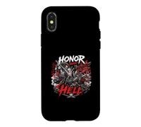 Honor Against Hell Samurai Demon Battle Warrior Case for iPhone X/XS