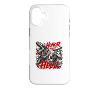 Honor Against Hell Samurai Oni Demon Battle Case for iPhone 16 Plus