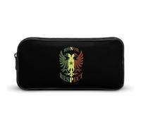 Honor and Respect Senegal Flag Cute Pencil Case Large Capacity Portable Lightweight Pencil Pouch with Zippered