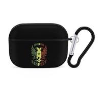 Honor And Respect Senegal Flag Printed Bluetooth Earbuds Case Colorful Wireless Headphones Covers Compatible With AirPods Pro 2