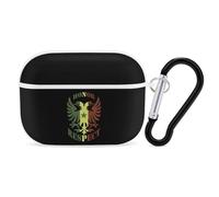Honor And Respect Senegal Flag Printed Bluetooth Earbuds Case Colorful Wireless Headphones Covers Compatible With AirPods Pro 2