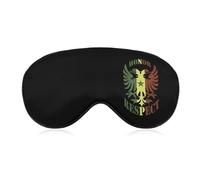 Honor and Respect Senegal Flag Printed Sleep Mask for Unisex Adult Soft Night Blindfold with Adjustable Strap