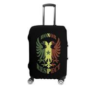 Honor and Respect Senegal Flag Trendy Suitcase Covers Unisex Luggage Cover Protector Fit 19 to 32 Inch Travel Lover M