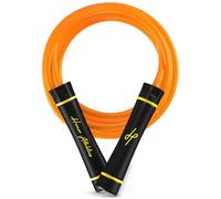 Honor Athletics 3.0 Muay Thai Style Weighted Jump Rope/Crafted for High-Intensity Training/Muay Thai & MMA - Lasting PVC Jump Rope - Heavy 1.1lb PVC Jump Ropes for Fitness, Neon Orange
