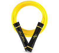 Honor Athletics 3.0 Muay Thai Style Weighted Jump Rope/Crafted for High-Intensity Training/Muay Thai & MMA - Lasting PVC Jump Rope - Heavy 1.1lb PVC Jump Ropes for Fitness, Yellow