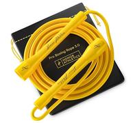 Honor Athletics | Pro Boxing Rope 3.0 | 5.3mm Jump Rope Indoor/Outdoor Adjustable For Boxing | Ultra-Durable, Non-Kinking TPU-PVC blend | Adjustable | Skipping Rope (Yellow Handles/Yellow Cord)