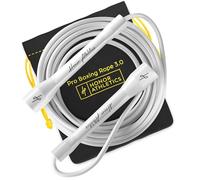 Honor Athletics | Pro Boxing Rope 3.0 | 5.3mm Jump Rope Indoor/Outdoor Adjustable For Boxing | Ultra-Durable, Non-Kinking TPU-PVC blend/Unbreakable Handles | Adjustable | Handles & Rope Colour White