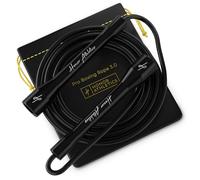 Honor Athletics | Pro Boxing Rope 3.0 | 5.3mm Jump Rope Indoor/Outdoor Adjustable For Boxing | Ultra-Durable, Non-Kinking TPU-PVC blend/Unbreakable Handles | Adjustable (Black Handles/Black Rope)