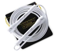Honor Athletics | Pro Boxing Rope 3.0 | 5.3mm Jump Rope Indoor/Outdoor Adjustable For Boxing | Ultra-Durable, Non-Kinking TPU-PVC blend | Adjustable | Skipping Rope (White Handles/White Cord)