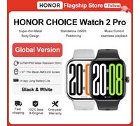 HONOR CHOICE Watch 2 Pro Smart Watch 1.97'' AMOLED Screen Bluetooth Call GNSS 5ATM Waterproof Health Monitor 14Days Battery Life Official Standard White