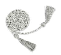 Honor Cords Graduation Cords 2025 Silver Honors Cords for Graduation Ropes Honors Cords Graduation Accessories 67" Long Braided Cords for 2025 Graduation Decorations Bachelor Gown