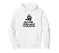 Honor Courage Sacrifice Firefighter Helmet Fireman Gift Pullover Hoodie