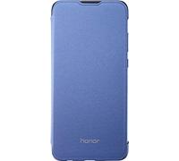 HONOR Flip Case/Cover for Honor 10 Lite - Blue, Plastic, Flip Case with Built-in Screen Protector