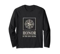 Honor is The only Rank Freemason Compass Emblem Long Sleeve T-Shirt