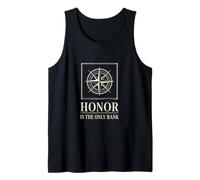 Honor is The only Rank Freemason Compass Emblem Tank Top