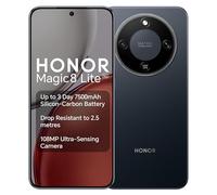 HONOR Magic8 Lite 5G Mobile Phone, 7500mAh Three-Day Battery,HONOR Ultra-Bounce Anti-Drop,108MP AI Camera,8GB RAM 512GB,IP68,IP69 Water and Dust Resistance,Dual SIM,Android 16,Black