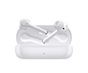 HONOR Magic Earbuds - Wireless Bluetooth Earphone with Intelligent Noise Cancellation, Fast Bluetooth 5.0 Connection, USB-C Charging - UK Official Version, Pearl White