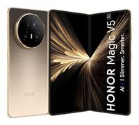 HONOR Magic V 5 5G (MBH-N49) AI Mobile Phone, Sim Free, 512GB Storage 1 6GB RAM, Dual SIM, Android 1 5 , Folding Screen Smartphone - Dawn Gold