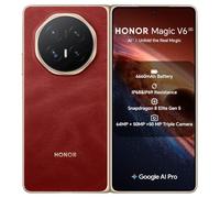 HONOR Magic V6 5G (PNM-N49) 512GB Storage 16GB RAM Factory Unlocked Android 16 Foldable Smartphone (Red)
