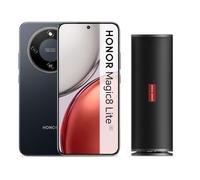 HONOR Magic8 Lite 5G Smartphone + Choice 30W Speaker Pro Bundle | Black | Snapdragon 6 Gen 4 | 8GB RAM | 512GB ROM | AMOLED Display | Magic OS 9 | HONOR Choice VNC ME00 USB C Wireless Speaker Bundle