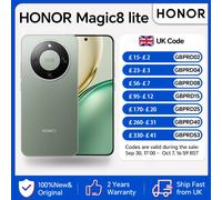 HONOR Magic8 Lite, EU Version, 5G Smartphone, 7500 mAh Battery, Triple Resistant, 108MP Main OIS Camera, 6.79-inch 120Hz AMOLED Screen, HONOR Smartphone Midnight Black