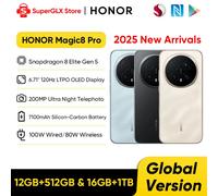 HONOR Magic8 Pro Global Version 5G Smartphone Magic 8 Pro Snapdragon 8 Elite Gen 5 6.71'' 120Hz OLED Display 100W Fast Charge 16GB 1TB Gold