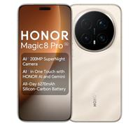 HONOR Magic8 Pro 5G Mobile Phone, 200MP AI Super Night Camera,50MP AI Selfie Camera,6270mAh All-Day Battery,12GB RAM 512GB,IP68,IP69& IP69K Water and Dust Resistance,Dual SIM,Android 16,Gold