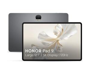 HONOR Pad 9, 12.1-inch Wi-Fi Tablet, 8GB+256GB, 120Hz 2.5K Eye Protection Display, 8 Speakers, Android 13, Space Grey