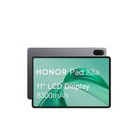 HONOR Pad X8a, 11-Inch Wi-Fi Tablet, 128GB Storage, 8300mAh Battery, Quad-speaker, Slim Metal Design, Android 14, Space Grey-New Version
