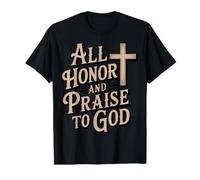 Honor Praise God Baptism Bible Worship Baptized Christian T-Shirt