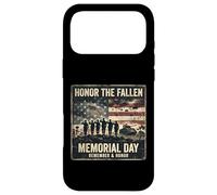 Honor The Fallen Memorial Day Veterans Never Forget US flag Case for iPhone 17 Pro Max