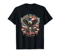 Honor The Fallen Thank The Living Eagle Memorial Day T-Shirt