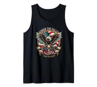 Honor The Fallen Thank The Living Eagle Memorial Day Tank Top