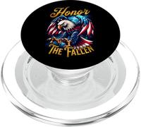 Honor The Fallen Thank The Living Memorial Day Veteran Eagle PopSockets PopGrip for MagSafe