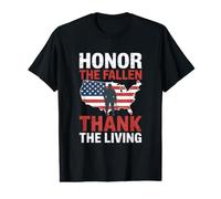 Honor The Fallen Thank The Living Veterans Day Value Graphic T-Shirt