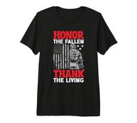 Honor The Fallen Veteran Themed Military Support Premium T-Shirt