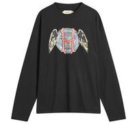Honor the Gift Men's Honor Wings Long Sleeve T-Shirt Black