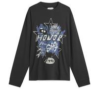 Honor the Gift Men's Pop Art Long Sleeve T-Shirt Black