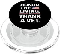 Honor the Living Thank a Vet Veterans Day PopSockets PopGrip for MagSafe
