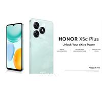 Honor X5c Plus 8+256GB 4G Black Unlockd 5360mAh 6.74" 50MP Android15 Smartphone