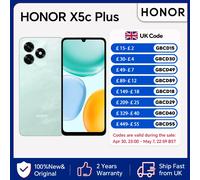 HONOR X5c Plus,Unlocked Mobile Phones, 6.74-Inch 90Hz Bright and Dynamic Display,128GB,5260 mAh Long-lasting Battery,50 MP Ultra-Clear Dual Camera,Powerful 8-Cores Processor,Dual SIM, Android 15,Black