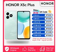HONOR X5c Plus,Unlocked Mobile Phones, 6.74-Inch 90Hz Bright and Dynamic Display,128GB,5260 mAh Long-lasting Battery,50 MP Ultra-Clear Dual Camera,Powerful 8-Cores Processor,Dual SIM, Android 15,Black