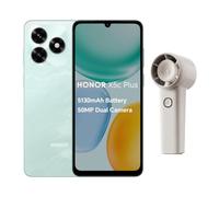 HONOR X5c Plus MediaTek Helio G81 4GB RAM 64GB ROM Smartphone | 6 74" 90Hz display | 50MP camera | 5130mAh battery | Portable rechargeable fan included | Dual SIM | Android 15