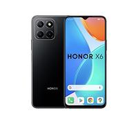 HONOR X6 Mobile Phone, 6.5 Inch Dual SIM Unlocked Smartphone, 50MP Triple Camera, 5000mAh, 4GB+64GB, Android 12（2 Year Warranty)