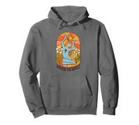 Honor Yourself - Vintage 70s Sun Flower Peace Art Pullover Hoodie