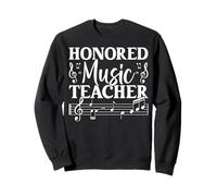 Honored Music Teacher - Men Women Music Teacher Musicians Sweatshirt