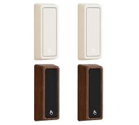 HonorHut Heavy Duty Foldable Wall Hooks 4 Packs Brown & White Modern Design Flip Down Magnetic Hooks