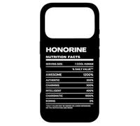 Honorine Nutrition Facts Name Case for iPhone 17 Pro