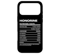 Honorine Nutrition Facts Name Case for iPhone 17 Pro Max